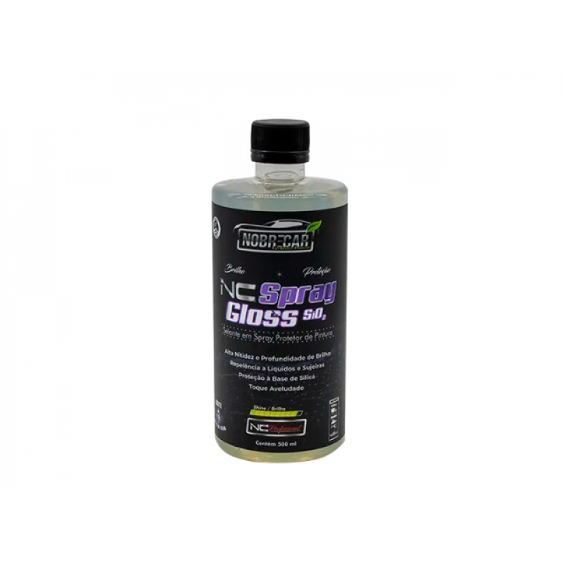 Nc Spray Gloss Protecao Pintura Base Sio2 Nobrecar 500ml