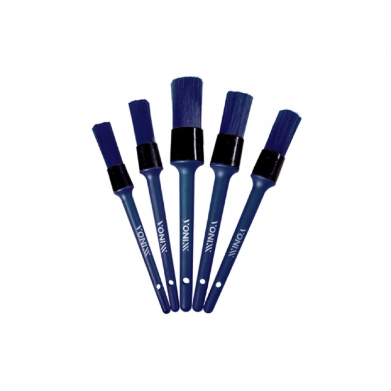 Kit De Pinceis Detalhamento Externo Limpeza (5 Pecas) Vonixx