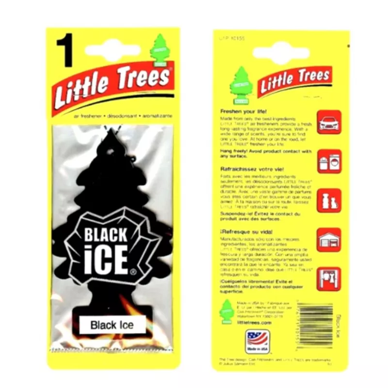 Aromatizador Pinheirinho Little Trees Black Ice