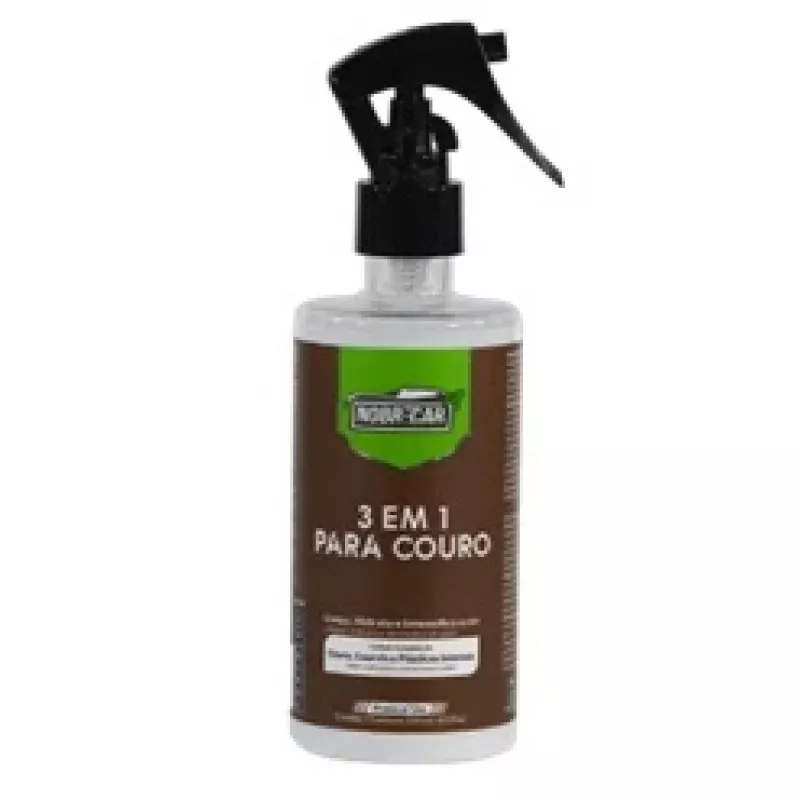 3 Em 1 Para Couro - Limpa, Hidrata E Intensifica A Cor Nobrecar 250ml