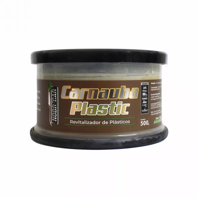 Carnauba Plastic Revitalizador De Plasticos Nobrecar 500g