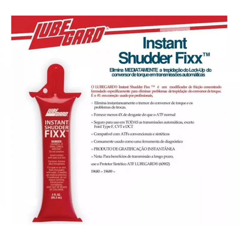 Instant Shudder Fixx | Aditivo Anti VibraÇÃo Lubegard 59.2ml