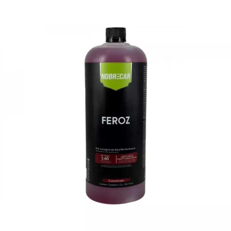 Shampoo Lava Autos Feroz Desengraxante Desengordurante Nobrecar 1,5l