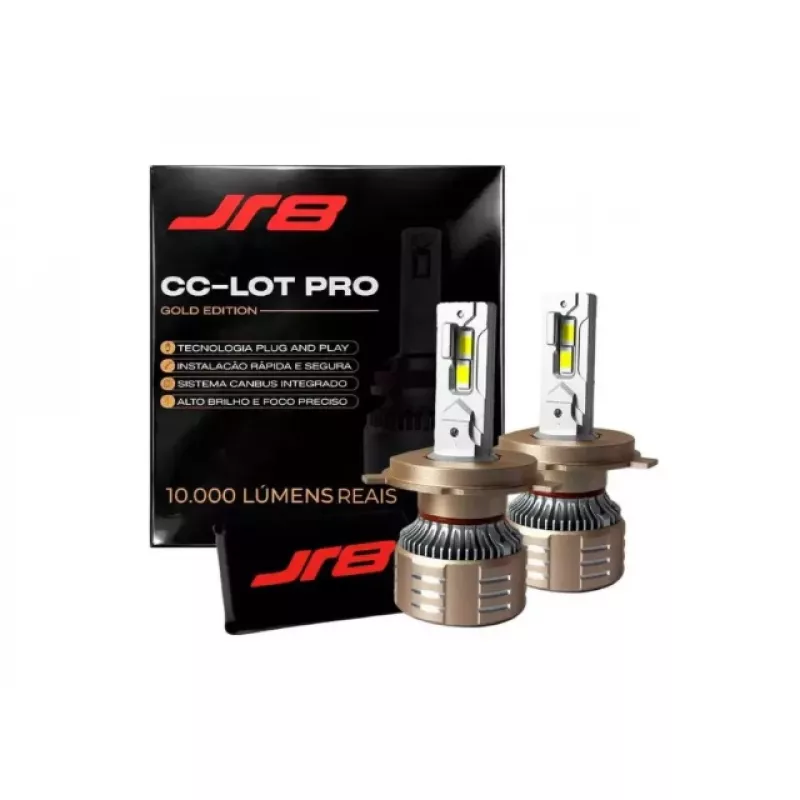 Kit Led Cclot Pro Gold Edition 9012/hir2 6000k 12/36v 10000l Lccgej9012w